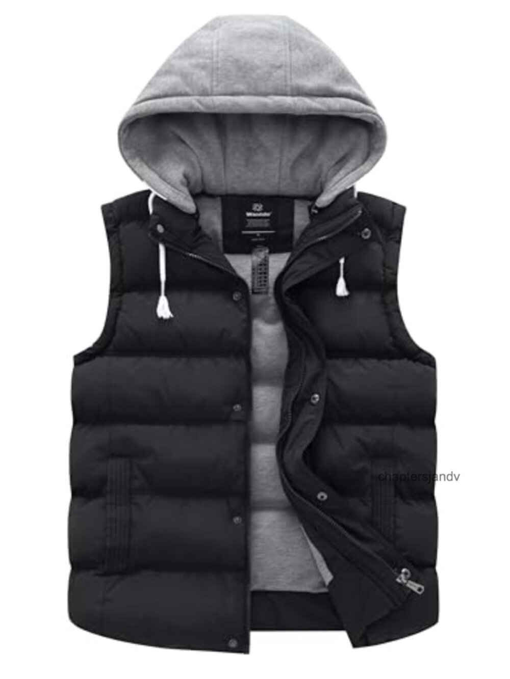 Women's Quilted Puffer Vest Sleeveless Hooded Waterproof Winter Outerwear